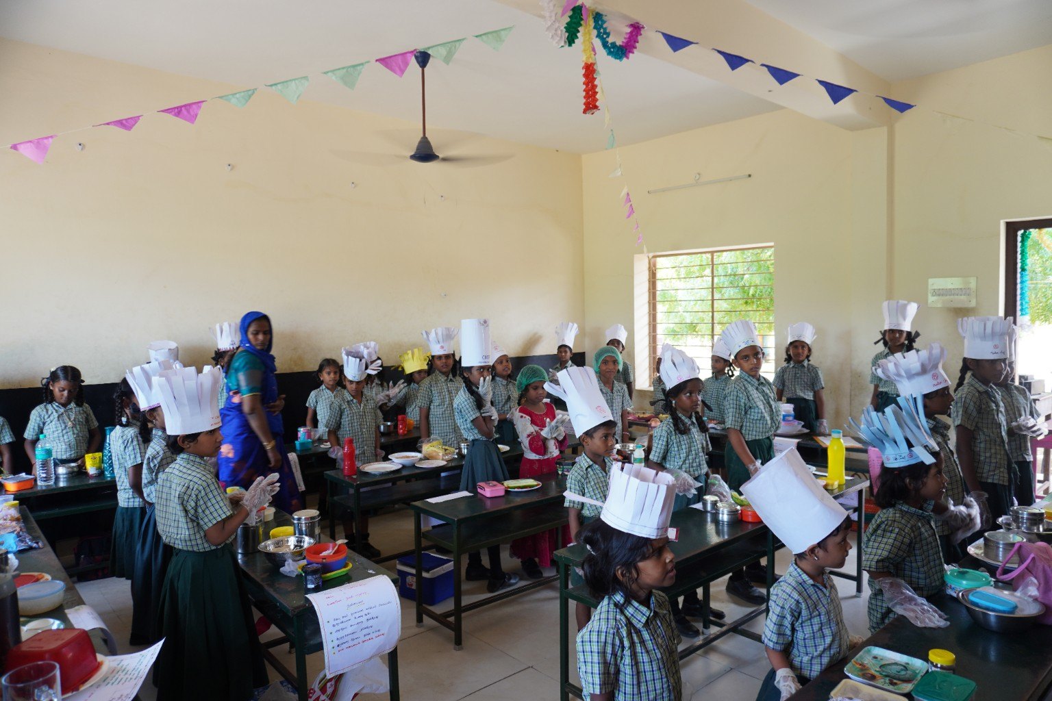 Student project interaction in a school program